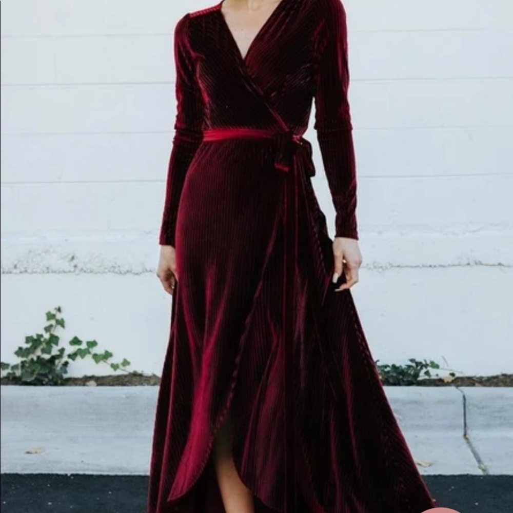 NWT! Perfect for holidays. TTS and is a true wrap dress